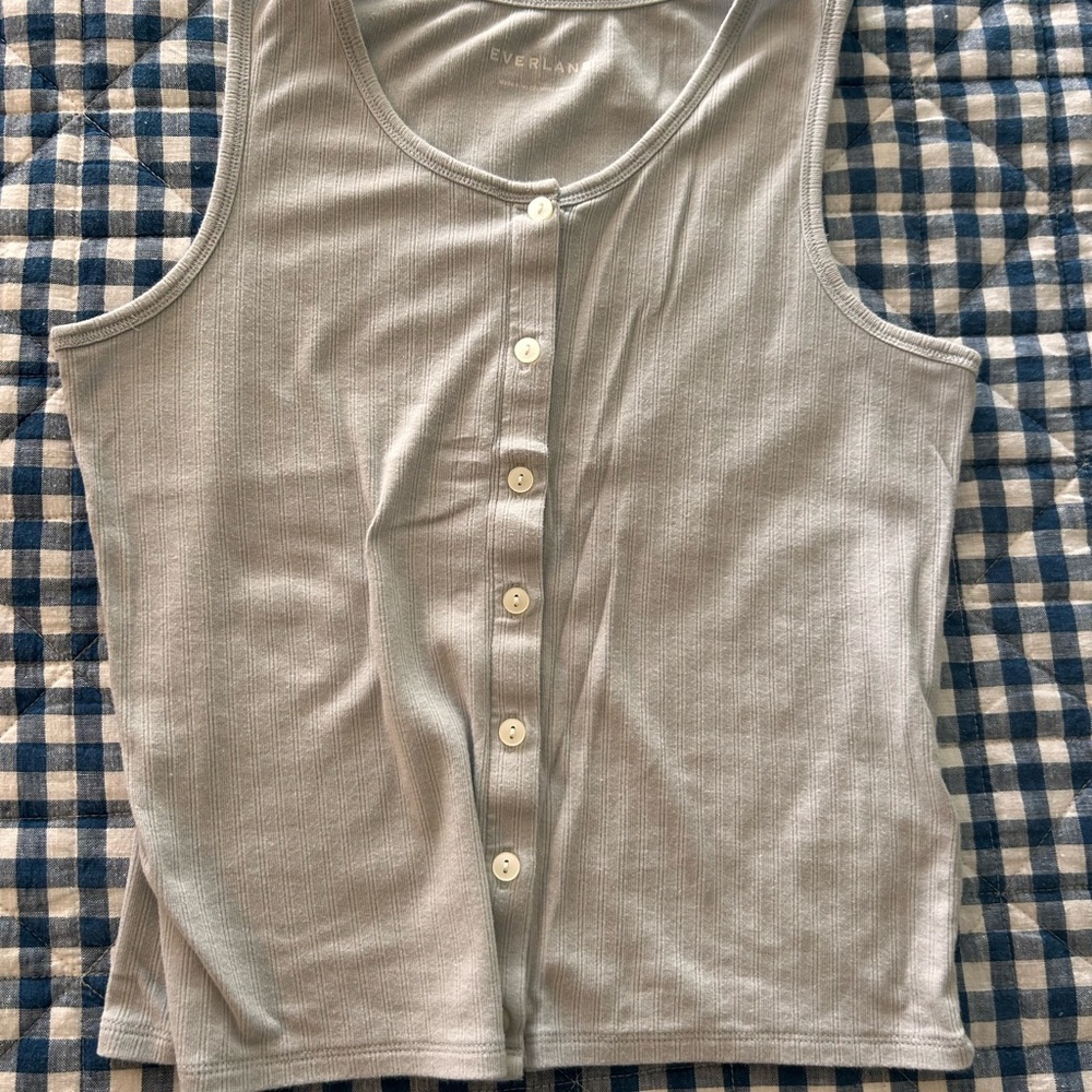 Everlane light blue Women's Tank Top